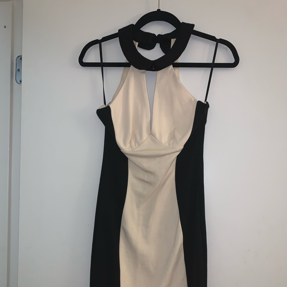 Black and cream  ASOS dress